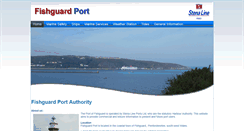 Desktop Screenshot of fishguardport.com